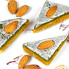 Kaju Kesar Pista Triangles